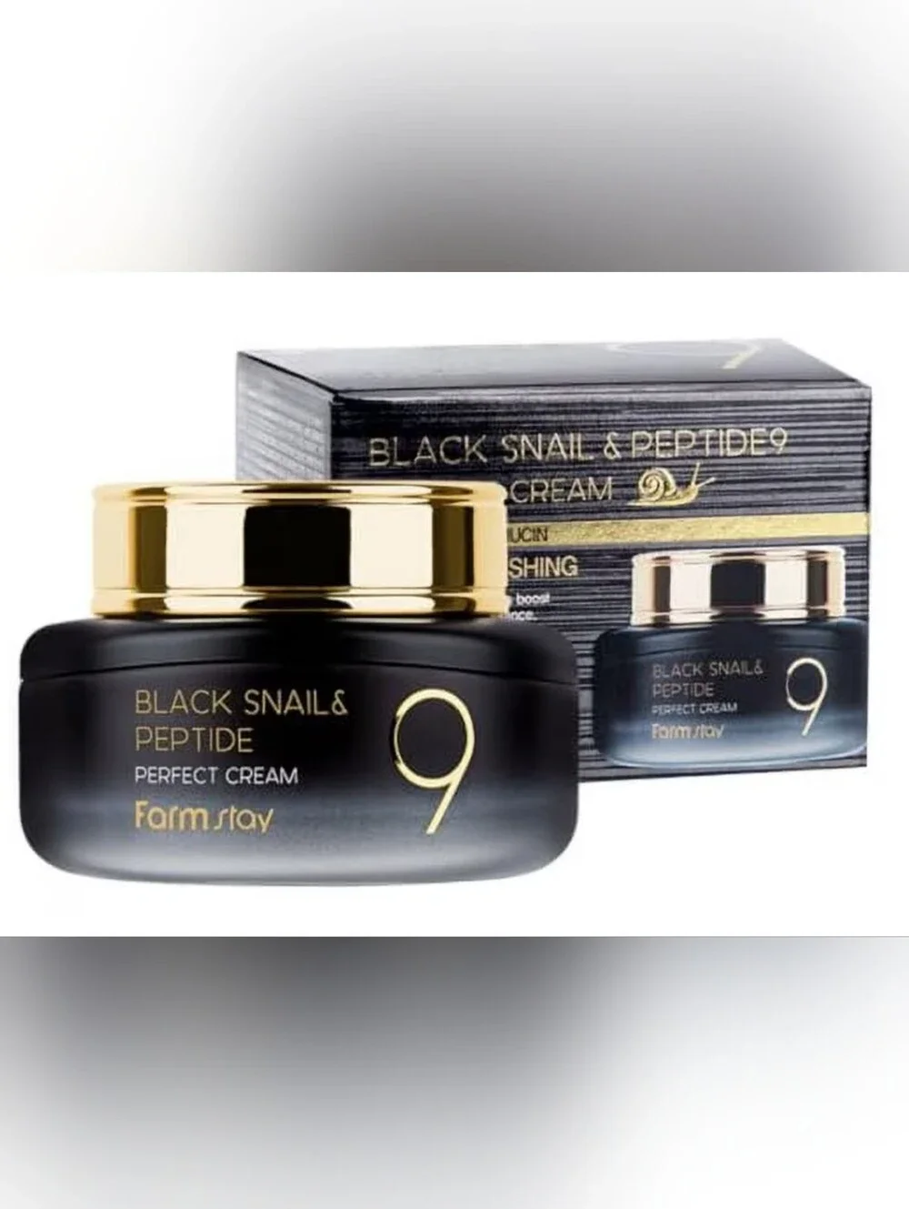 Farm Stay 9 Black Snail & Peptide Cream Moisturizing Face Cream